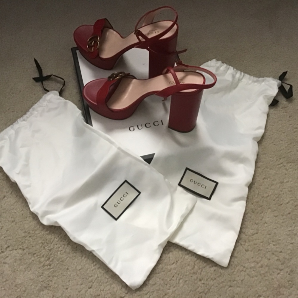 Gucci Marmont Platform Heel - Picture 9 of 9